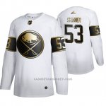 Camiseta Hockey Buffalo Sabres Jeff Skinner Golden Edition Autentico Blanco