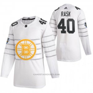 Camiseta Hockey Boston Bruins Tuukka Rask Autentico 2020 All Star Blanco