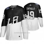 Camiseta Hockey Los Angeles Kings Alex Iafallo 2020 Stadium Series Blanco Negro