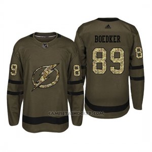 Camiseta San Jose Sharks 89 Mikkel Boedker Camo Salute To Service