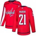 Camiseta Hockey Washington Capitals 21 Dennis Maruk Primera Autentico Rojo