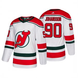 Camiseta New Jersey Devils Marcus Johansson Alternato Autentico Blanco