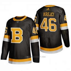 Camiseta Hockey Boston Bruins David Krejci Alterno 2019-20 Negro