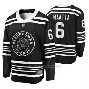 Camiseta Hockey Chicago Blackhawks Olli Maatta Premier Alternato Negro
