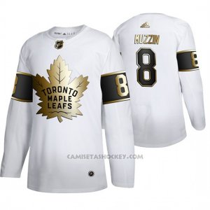 Camiseta Hockey Toronto Maple Leafs Jake Muzzin Golden Edition Limited Blanco