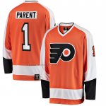 Camiseta Hockey Philadelphia Flyers Bernie Parent Premier Breakaway Retired Naranja