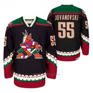 Camiseta Hockey Arizona Coyotes Ed Jovanovski Phoenix Heritage Vintage Negro