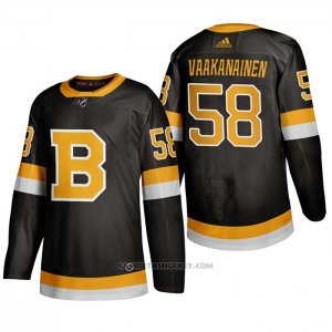 Camiseta Hockey Boston Bruins Urho Vaakanainen Alterno 2019-20 Negro