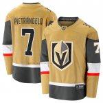 Camiseta Hockey Vegas Golden Knights Alex Pietrangelo Alterno Premier Breakaway Oro