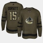 Camiseta Vancouver Canucks Derek Dorsett Camo Salute To Service