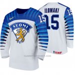 Camiseta Hockey Finlandia Arttu Ilomaki Home 2020 IIHF World Championship Blanco