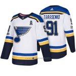 Camiseta Hockey Hombre St. Louis Blues 91 Vladimir Tarasenko 2018 Blanco