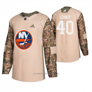 Camiseta Hockey New York Islanders Robin Lehner Veterans Day Camuflaje