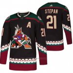 Camiseta Hockey Arizona Coyotes Derek Stepan Throwback Kachina Negro