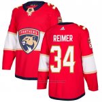 Camiseta Hockey Florida Panthers James Reimer Primera Autentico Rojo