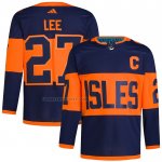 Camiseta Hockey New York Islanders Anders Lee 2024 NHL Stadium Series Primegreen Autentico Azul