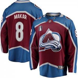 Camiseta Hockey Colorado Avalanche Cale Makar Primera 2022 Stanley Cup Final Breakaway Rojo