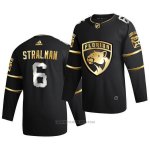 Camiseta Hockey Florida Panthers Anton Stralman Golden Edition Limited Autentico 2020-21 Negro