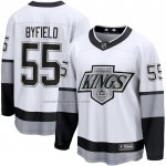 Camiseta Hockey Los Angeles Kings Quinton Byfield Alterno Premier Breakaway Blanco