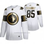 Camiseta Hockey Winnipeg Jets Mathieu Perreault Golden Edition Limited Blanco