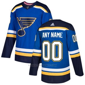 Camiseta Hockey Hombre St. Louis Blues Primera Personalizada Azul