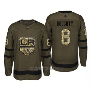 Camiseta Los Angeles Kings 8 Drew Doughty Camo Salute To Service