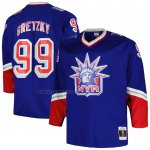 Camiseta Hockey New York Rangers Wayne Gretzky Mitchell & Ness Big & Tall Blue Line Azul