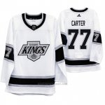 Camiseta Hockey Los Angeles Kings Jeff Carter Heritage Throwback Blanco