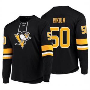 Camiseta Pittsburgh Penguins Juuso Riikola Adidas Platinum Negro