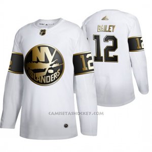 Camiseta Hockey New York Islanders Josh Bailey Golden Edition Limited Blanco