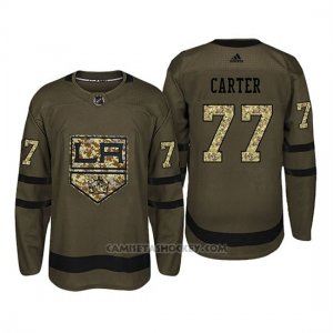 Camiseta Los Angeles Kings 77 Jeff Carter Camo Salute To Service