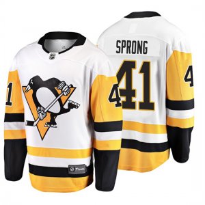 Camiseta Pittsburgh Penguins Daniel Sprong 2019 Away Breakawaywhite