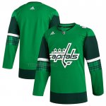 Camiseta Hockey Washington Capitals 2023 St. Patrick's Day Autentico Verde