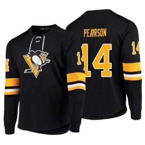 Camiseta Pittsburgh Penguins Tanner Pearson Adidas Platinum Negro