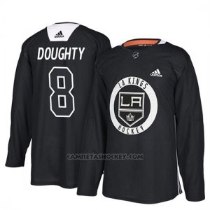 Camiseta Los Angeles Kings Drew Doughty New Season Practice Negro