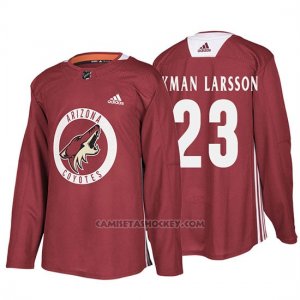 Camiseta Arizona Coyotes Oliver Ekman Larsson Maroon Practice