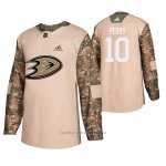 Camiseta Hockey Anaheim Ducks Corey Perry Veterans Day Camuflaje