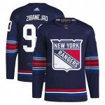 Camiseta Hockey New York Rangers Mika Zibanejad Alterno Autentico Primegreen Azul