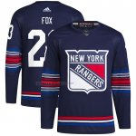 Camiseta Hockey New York Rangers Adam Fox Alterno Autentico Primegreen Azul