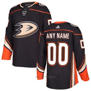 Camiseta Hockey Nino Anaheim Ducks Home Personalizada Negro