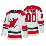 Camiseta New Jersey Devils Custom Alternato Autentico Blanco