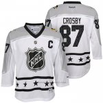 Camiseta Hockey Nino Pittsburgh Penguins Sidney Crosby 87 2017 All Star Blanco