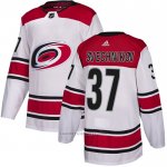 Camiseta Hockey Carolina Hurricanes 37 Svechnikov Red Segunda Autentico Blanco