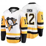 Camiseta Pittsburgh Penguins Dominik Simon 2019 Away Breakaway Blanco