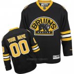 Camiseta Hockey Boston Bruinss Autentico Personalizada Negro