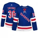 Camiseta Hockey Mujer New York Rangers 36 Mats Zuccarello Azul Adizero Jugador Home