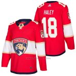 Camiseta Hockey Hombre Autentico Florida Panthers 18 Micheal Haley Home 2018 Rojo