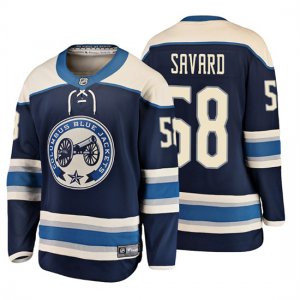 Camiseta Nino Columbus Blue Jackets David Savard 2019 Alternato Fanatics Breakaway Azul