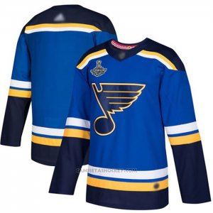 Camiseta Hockey St. Louis Blues Blank Primera Autentico Azul