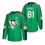 Camiseta Pittsburgh Penguins Phil Kessel 2018 St. Patrick's Day Verde